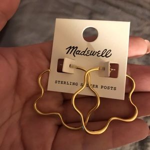 MADEWELL NEVER WORN HOOPS!!!!!!